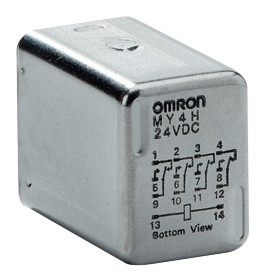 Omron Elektromechanische Relais MY4H 12VDC